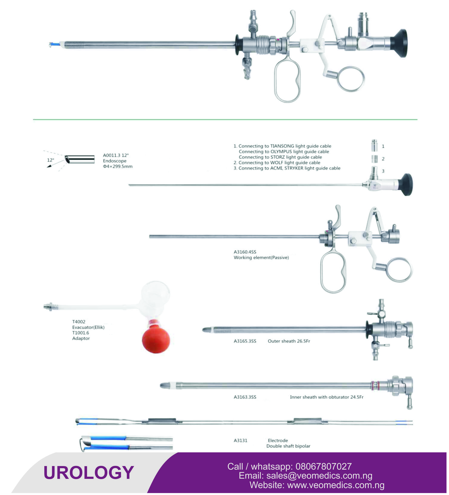 RESECTOSCOPY SET (CLICK)